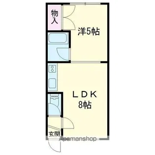 ハイムピュア【204号室】の間取り