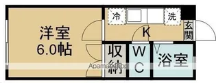 コーポマウンテンⅡ【102号室】の間取り