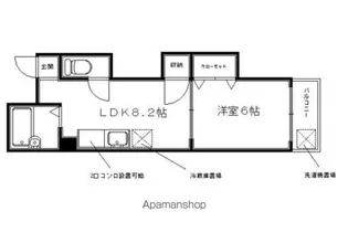 ミレイ大宮【302号室】の間取り