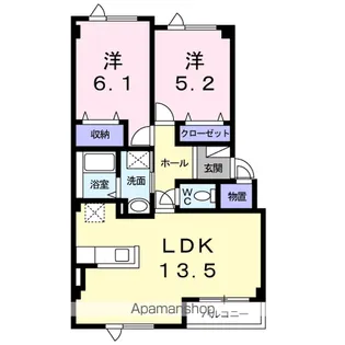 メニーハピネス・T【2階】の間取り