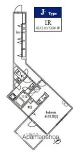 東京都世田谷区北沢1丁目【マンション】の間取り