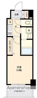 プライムアーバン仙台木町通【4階】の間取り