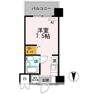 ベルハウス【4階】の間取り