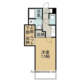 サンシャイン宇宿【408号室】の間取り