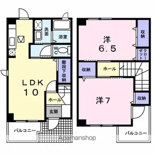 セレーノ城北【1階】の間取り