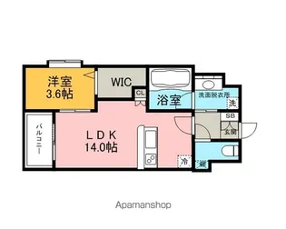 サンシティ博多【3階】の間取り