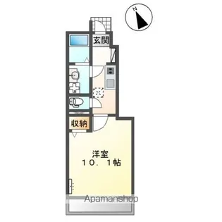 グランドゥール宮前【1階】の間取り