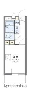 1Kの間取り画像