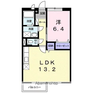メゾンエスポワールⅡ【201号室】の間取り
