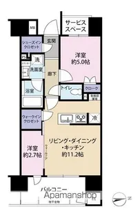 パークホームズ大濠公園フロント【3階】の間取り