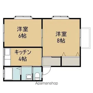 アーバンティ綾Ⅱ【2階】の間取り