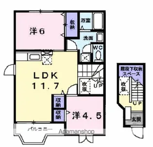 ドリームパレス【2階】の間取り