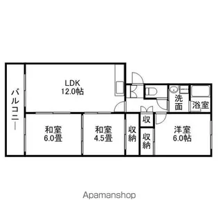 サンガーデン春日【3階】の間取り