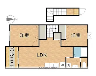 リヴィエール【202号室】の間取り