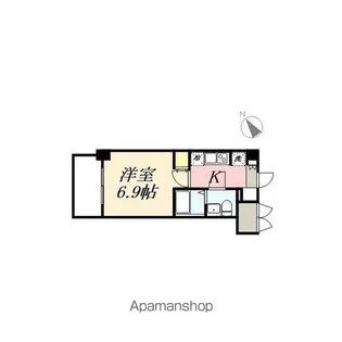 1Kの間取り画像