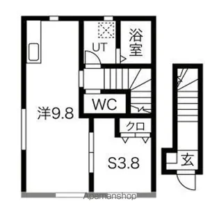 MONCIEL(モンシエル)【2階】の間取り