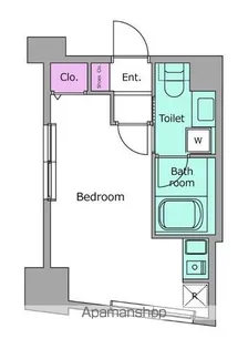 レジディア恵比寿【8階】の間取り