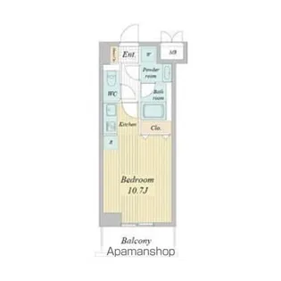 1Rの間取り画像