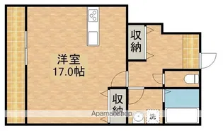 レヴィード【1階】の間取り