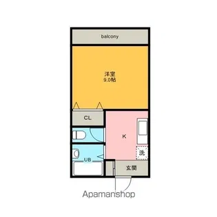 マヤリスマンション【1階】の間取り