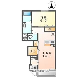 サンハイツ【1階】の間取り