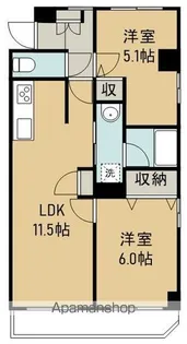 オンディーヌ【6階】の間取り