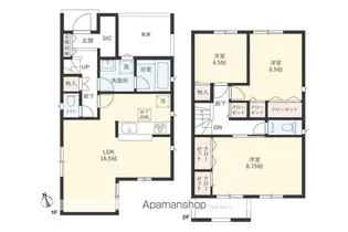 千葉県千葉市花見川区こてはし台2丁目【一戸建】の間取り