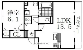 ソレイユ・デュ・マタン(平野南)【1階】の間取り