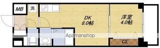 MAXIV CROS 江坂【4階】の間取り