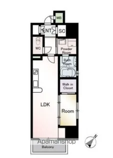 サニークレスト山王公園【11階】の間取り