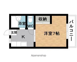 ハイツピーコック【2階】の間取り
