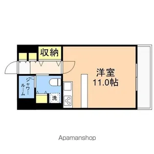 マンション西堀カメリア【803号室】の間取り