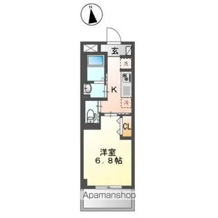 SHANGRIーLA ーシャングリラー【3階】の間取り