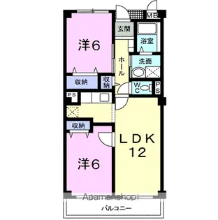 エスポワール【2階】の間取り