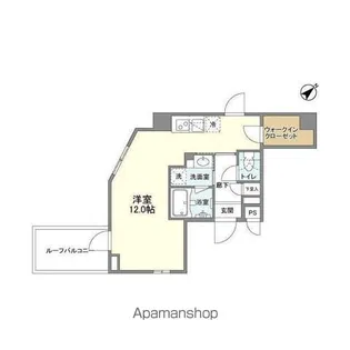 バウスフラッツ品川大井町【7階】の間取り