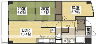 サーパス後楽園【404号室】の間取り