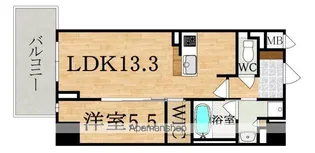 エレガント西大寺【4階】の間取り
