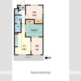 プライムアーバン武蔵小金井【3階】の間取り