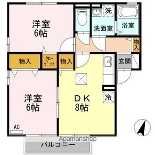 エトワール A棟【1階】の間取り