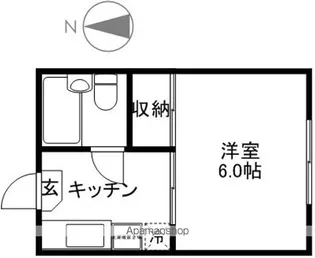 カリス【107号室】の間取り