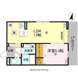 ボヌールメゾンkasugaⅡ【1階】の間取り