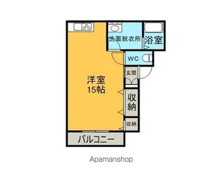 CHEERFUL生石【202号室】の間取り