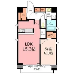 スリーアイランドタワー丸の内【9階】の間取り