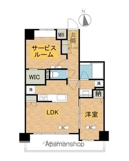 VITA八王子【703号室】の間取り