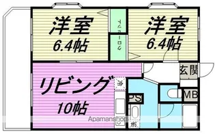 フェリーチェ【103号室】の間取り