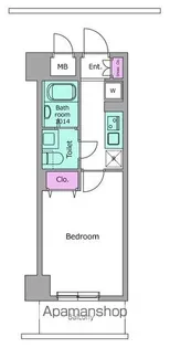 レジディア西船橋【6階】の間取り