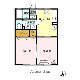 ナチュール清和【1階】の間取り