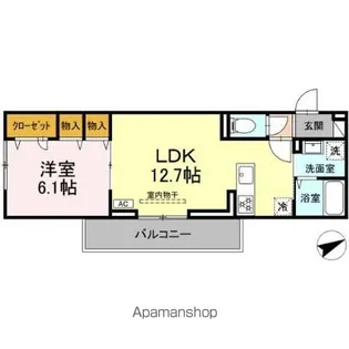 M-Base Honjo Kita【3階】の間取り