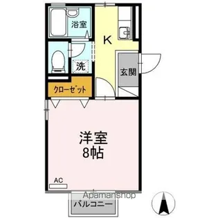 ルミエールシンコウ【1階】の間取り