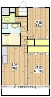 サンライトカーサII【2階】の間取り